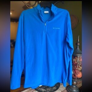 Columbia Blue Quarter-Zip Pullover